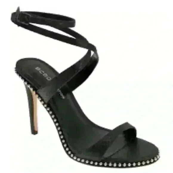 BCBGENERATION Jilma Ankle Strap Sandal color black size 8.5 - Picture 1 of 6